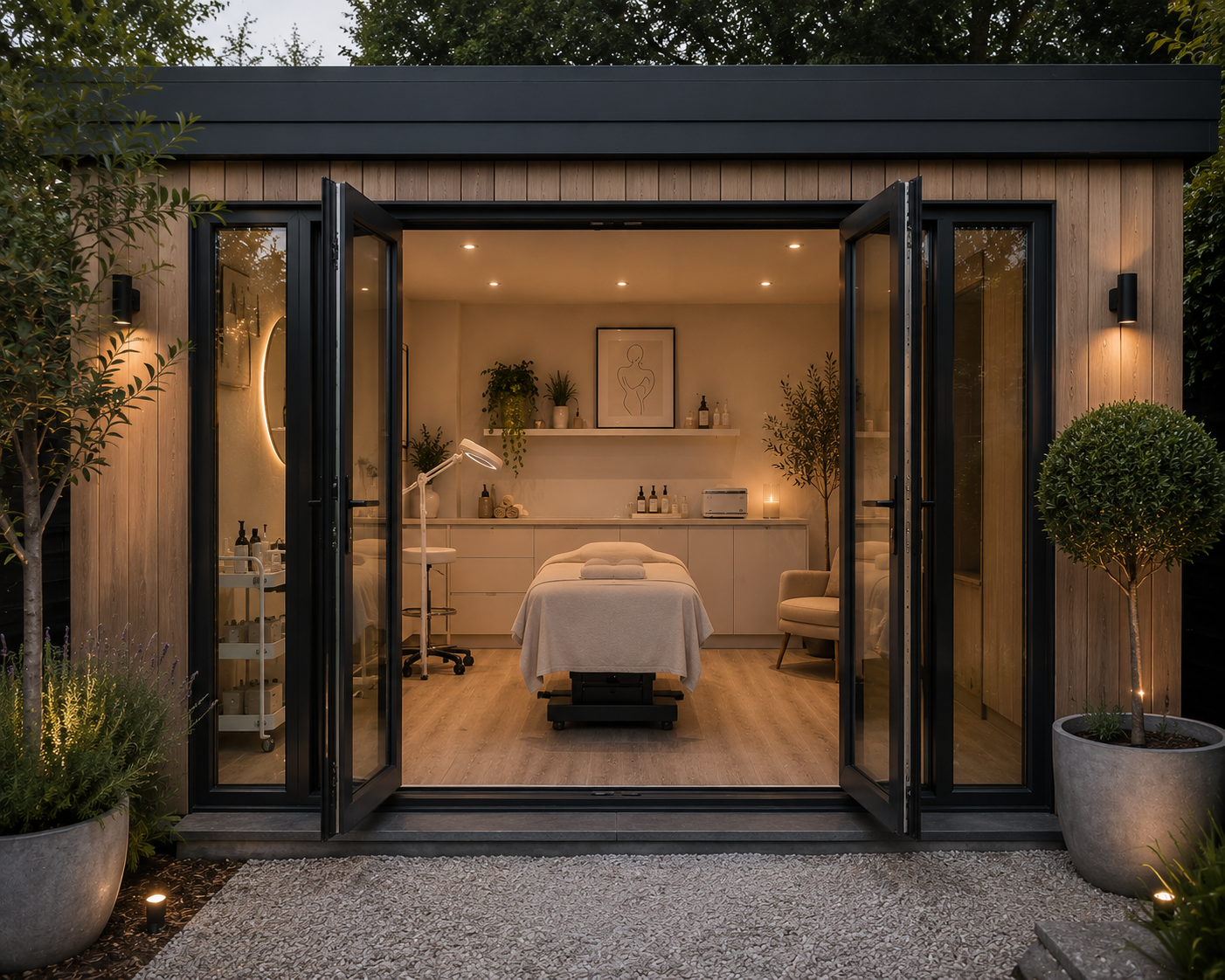 Beauty & Wellness garden room inspiration